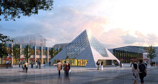 金坛金字塔网架